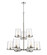 Callista Nine Light Chandelier in Polished Nickel (224|3032-9PN)
