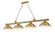 Cordon Four Light Billiard in Rubbed Brass (224|2306-4RB-SRB)