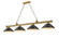 Cordon Four Light Billiard in Rubbed Brass (224|2306-4RB-SMB)