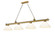 Cordon Four Light Billiard in Rubbed Brass (224|2306-4RB-PWH)