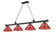 Cordon Four Light Billiard in Bronze (224|2306-4BRZ-PRD)