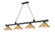 Cordon Four Light Billiard in Bronze Plate (224|2306-4BP-RB15)
