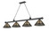 Cordon Four Light Billiard in Bronze Plate (224|2306-4BP-ARS)