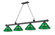 Cordon Four Light Billiard in Bronze Plate (224|2306-4BP-ARG)