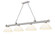 Cordon Four Light Billiard in Brushed Nickel (224|2306-4BN-PWH)