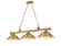 Cordon Three Light Billiard in Rubbed Brass (224|2306-3RB-SRB)