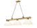 Cordon Three Light Billiard in Rubbed Brass (224|2306-3RB-PWH)