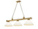 Cordon Three Light Billiard in Rubbed Brass (224|2306-3RB-AMO14)