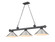Cordon Three Light Billiard in Bronze Plate (224|2306-3BP-BN15)