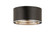Arlo Two Light Flush Mount in Matte Black + Chrome (224|2303F2-MB-CH)