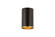 Arlo One Light Flush Mount in Matte Black + Rubbed Brass (224|2303F1-MB-RB)