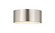 Harley Two Light Flush Mount in Brushed Nickel (224|2302F2-BN)