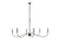 Arrington Six Light Chandelier in Matte Black (224|2301-63MB)