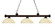 Riviera Three Light Billiard in Bronze (224|200-3BRZ-DGM14)