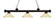 Riviera Three Light Billiard in Bronze (224|200-3BRZ-AGM14)