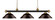 Riviera Three Light Billiard in Bronze + Satin Gold (224|200-3BRZ+SG-SBRZ)