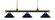 Riviera Three Light Billiard in Bronze + Satin Gold (224|200-3BRZ+SG-MNB)