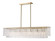 Glacier Seven Light Linear Chandelier in Modern Gold (224|1943-53L-MGLD)