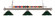 Shark Three Light Billiard in Brushed Nickel (224|170BN-MDG)