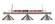 Shark Three Light Billiard in Brushed Nickel (224|170BN-MBN)