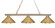 Sharp Shooter Three Light Billiard in Polished Brass (224|155-3PB-MPB)