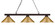 Shooter Three Light Billiard in Bronze (224|155-3BRZ-MSG)