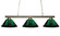 Sharp Shooter Three Light Billiard in Brushed Nickel (224|155-3BN-ARG)