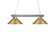 Sharp Shooter Two Light Billiard in Chrome (224|155-2CH-MSG)