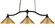 Chance Three Light Billiard in Bronze (224|147BRZ-MSG)