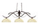 Phoenix Three Light Billiard in Bronze (224|126BRZ-DGM14)