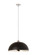 Landry One Light Pendant in Matte Black + Chrome (224|1004P20-MB-CH)