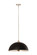 Landry One Light Pendant in Matte Black + Brushed Nickel (224|1004P20-MB-BN)