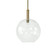Bronson One Light Pendant in Antique Brass Rod (515|2124-79)