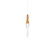 Kindjal LED Mini Pendant in Aged Brass (529|BPD13214-AB)