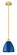 Edison One Light Mini Pendant in Satin Gold (405|616-1S-SG-MBD-9-BL)
