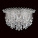 Trilliane Strands Eight Light Semi-Flush Mount in Polished Stainless Steel (53|TR4802N-401H)