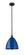 Edison One Light Mini Pendant in Matte Black (405|616-1S-BK-MBD-12-BL)
