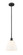 Edison One Light Mini Pendant in Matte Black (405|616-1S-BK-GBD-91)