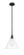 Edison One Light Mini Pendant in Matte Black (405|616-1S-BK-GBC-122)
