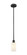 Edison One Light Mini Pendant in Matte Black (405|616-1S-BK-G801)