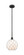 Edison One Light Mini Pendant in Matte Black (405|616-1S-BK-G121-10RW)