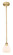 Edison One Light Mini Pendant in Brushed Brass (405|616-1S-BB-G121-6)