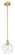 Edison One Light Mini Pendant in Brushed Brass (405|616-1S-BB-G1215-8)