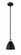 Edison One Light Mini Pendant in Black Antique Brass (405|616-1S-BAB-MBD-75-BK)