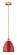 Edison One Light Mini Pendant in Antique Copper (405|616-1S-AC-MBD-9-RD)