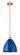 Edison One Light Mini Pendant in Antique Copper (405|616-1S-AC-MBD-12-BL)