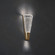 Origami LED Wall Sconce in Aged Brass (53|S7214-700H)