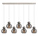 Newton Seven Light Linear Pendant in Polished Nickel (405|127-410-1PS-PN-G410-8SM)