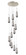 Downtown Urban 12 Light Pendant in Brushed Satin Nickel (405|126-452-1P-SN-G452-4SM)