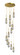 Downtown Urban 12 Light Pendant in Brushed Brass (405|126-452-1P-BB-G452-4SM)